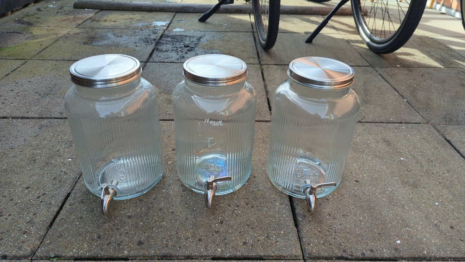 3 IKEA limonadetapjes - Ideaal voor feestjes, Ophalen, Gebruikt, Glas, IKEA