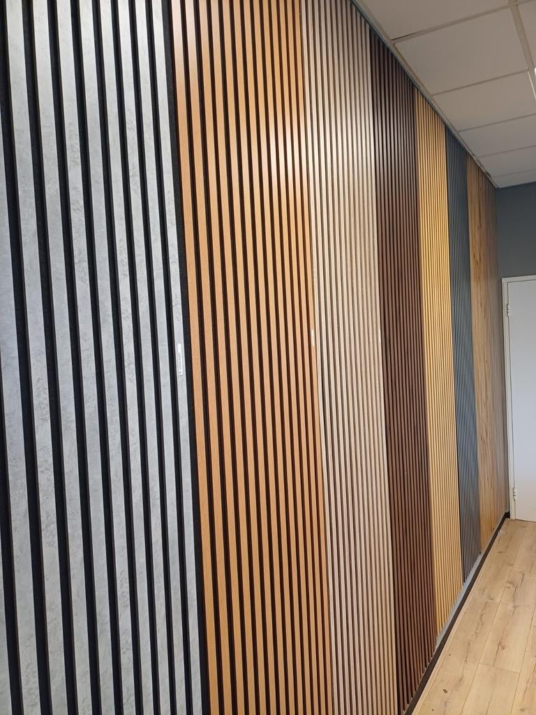 Akoestische Wandpanelen Lattenwand 13 soorten!!, Ophalen of Verzenden