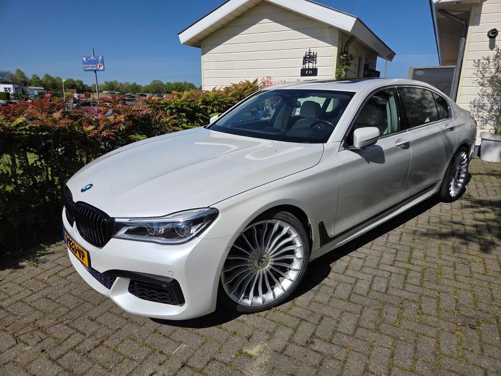 BMW 750Li, M-pakket, High-Executive, Individuel, Auto's, 4395 cc, 109 €/maand, Wit, Particulier