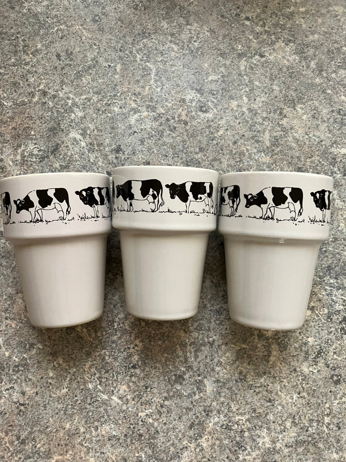 3 nieuwe Koeien drinkbekers, Ophalen of Verzenden, Zo goed als nieuw, Overige materialen, Overige stijlen