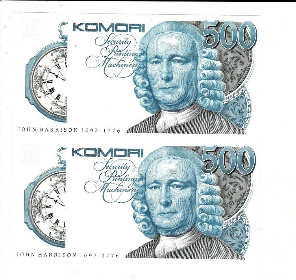 Komori testnote 500* Security Printing Machines - UNC, Verzenden, Overige landen