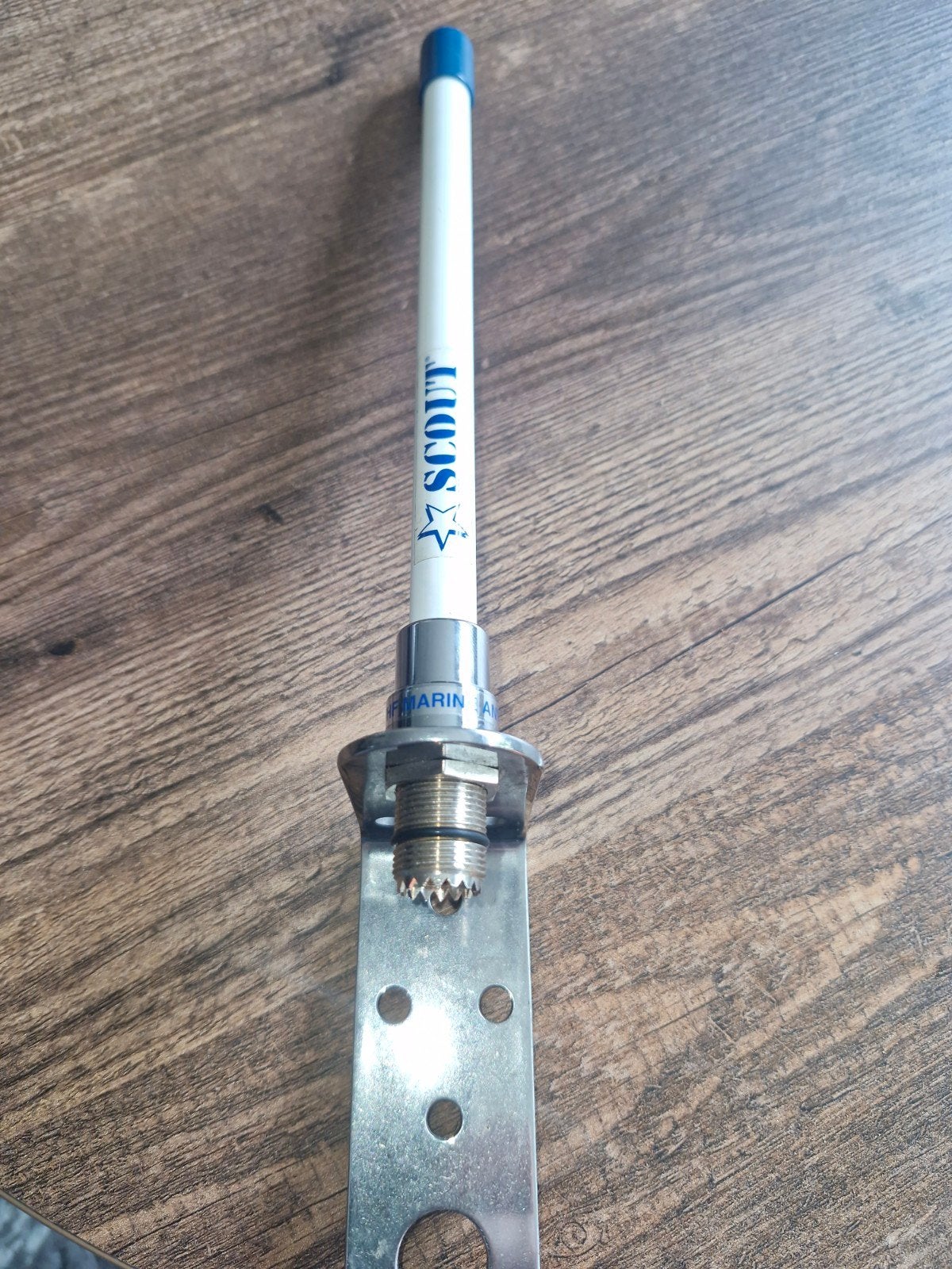 Scout VHF Marine Antenne met Beugel, Telecommunicatie, Ophalen of Verzenden, Zo goed als nieuw, Antenne