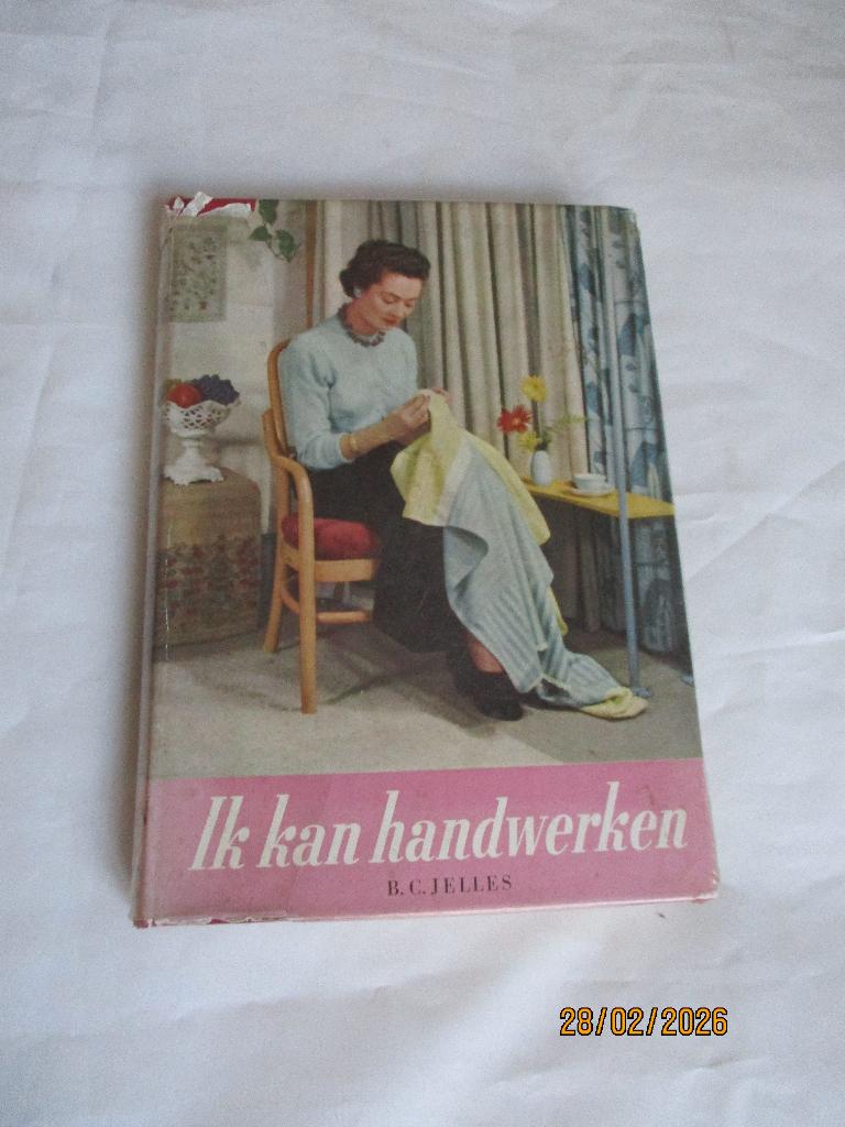 ik kan handwerken door Jelles.1956 harde kaft stofomslag., Ophalen of Verzenden, Overige onderwerpen, B.c.Jellis, Gelezen