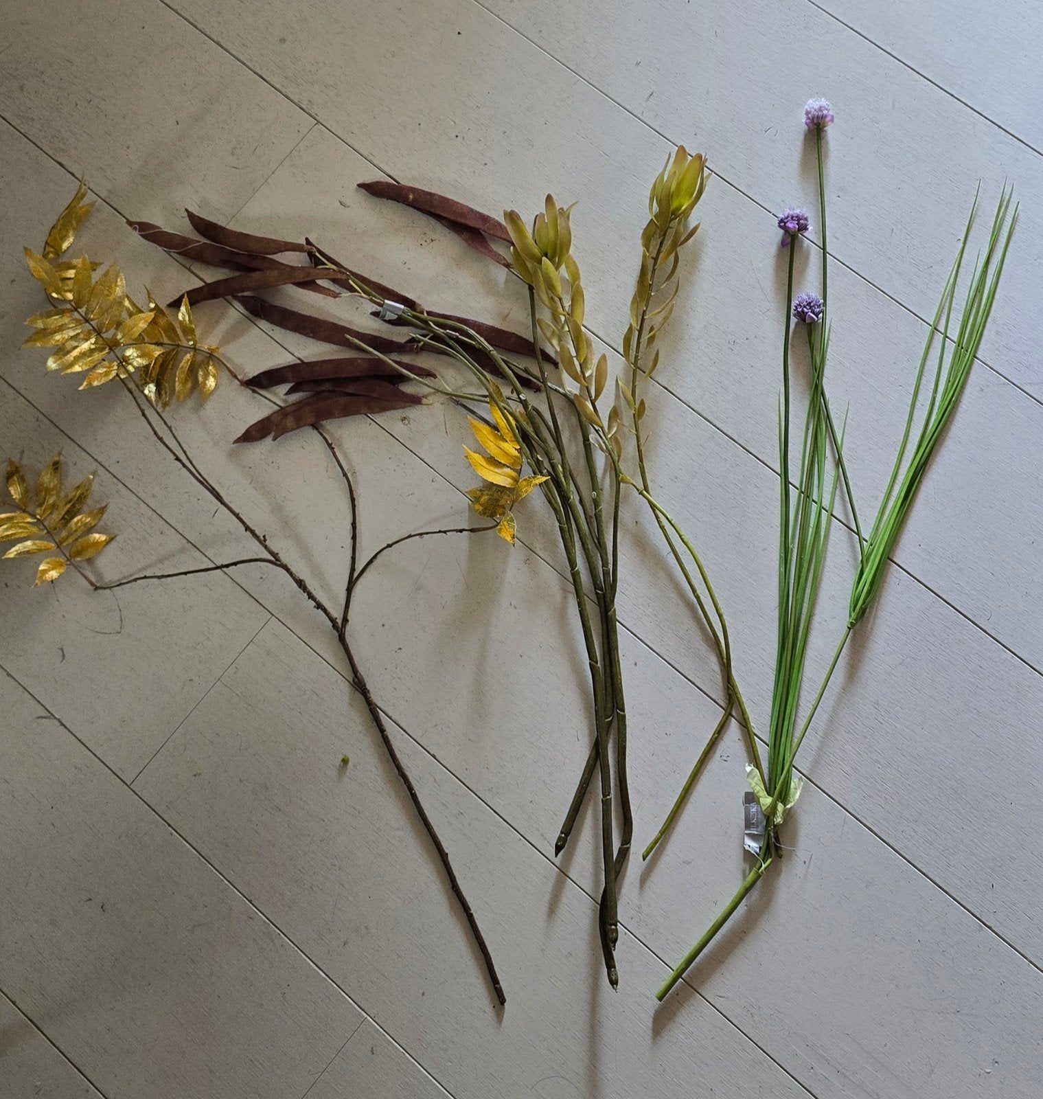 7x zijde bloemen van Silk Ka, Huis en Inrichting, Woonaccessoires | Kunstplanten en Kunstbloemen, Binnen, Groen, Verzenden, Zo goed als nieuw