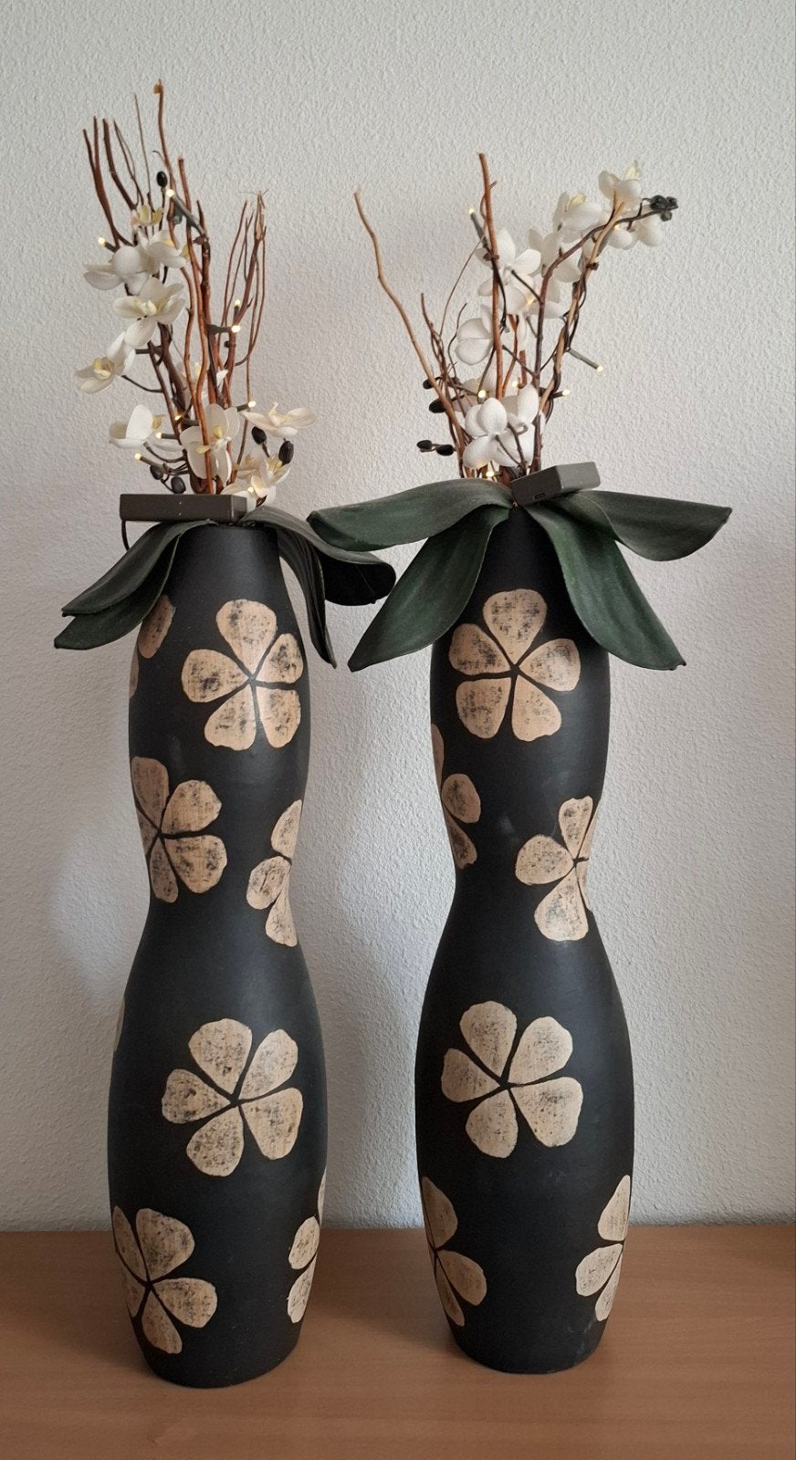 Decoratieve keramische vloervazen, Ophalen, Zo goed als nieuw