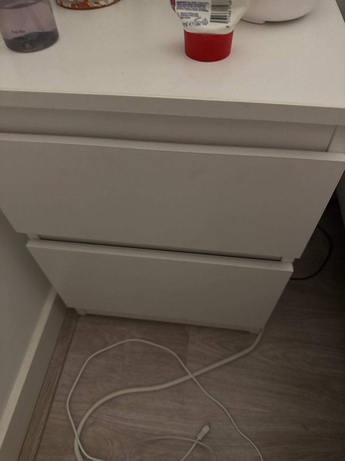 2 IKEA KULLEN nachtkastje ladekast - Goede staat, Ophalen, Minder dan 50 cm, Gebruikt, 1 of 2 laden