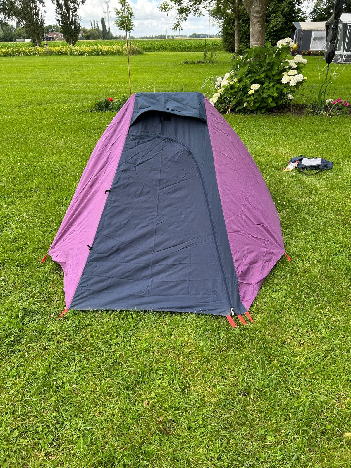 Challenger Lichtgewicht Tent - Ideaal voor Motorreizen, Caravans en Kamperen, Ophalen of Verzenden, Gebruikt, Tot en met 2