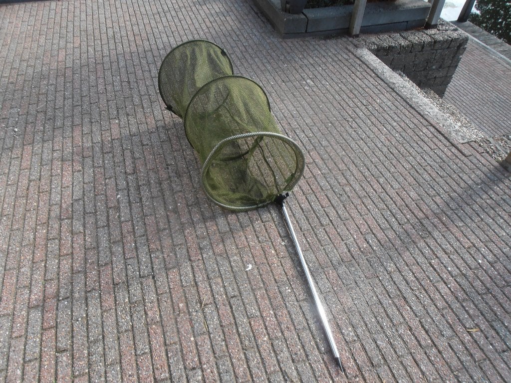 Visleefnet en schepnet - Zo goed als nieuw, Ophalen of Verzenden, Zo goed als nieuw, Net of Fuik