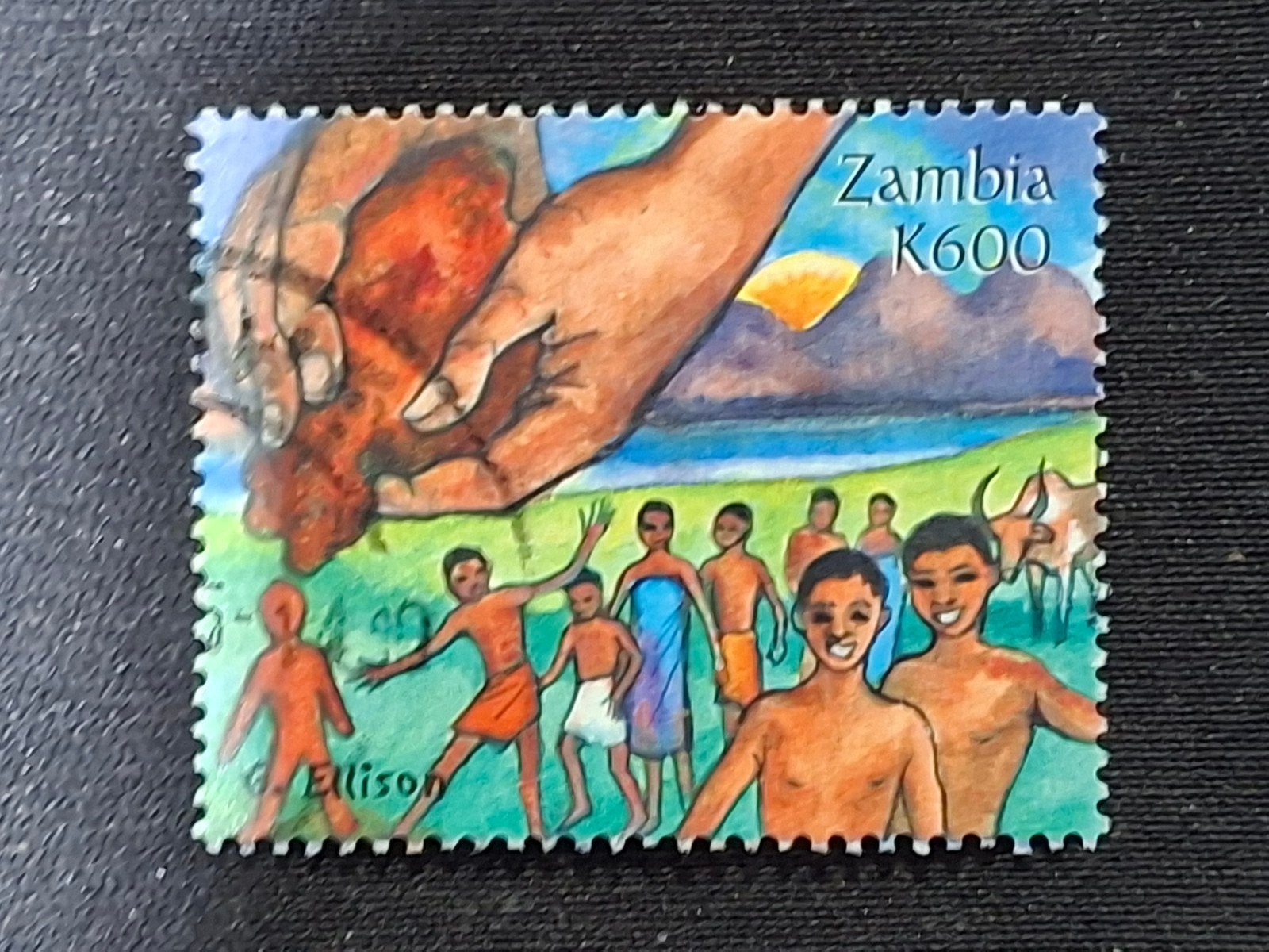 Zambia, Ophalen of Verzenden, Zambia, Gestempeld