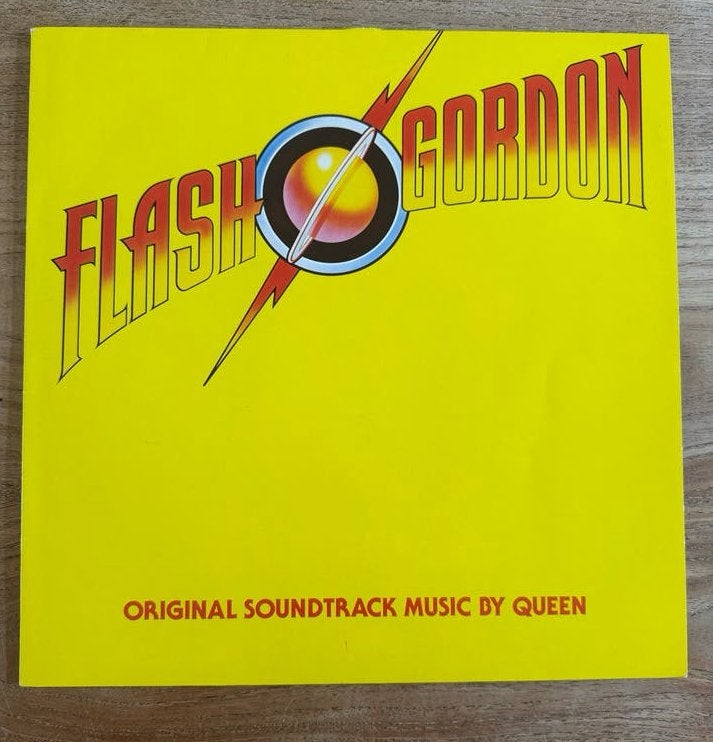 Queen - Flash Gordon Soundtrack LP (1980), LP, Gebruikt, Ophalen of Verzenden, Classic Rock