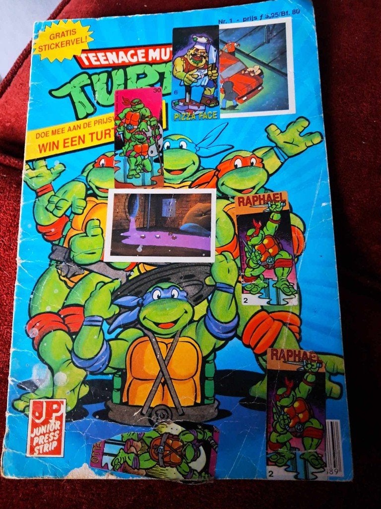 Teenage mutant hero turtles (nl), Boeken, Europa, Junior Press, Ophalen, Gelezen
