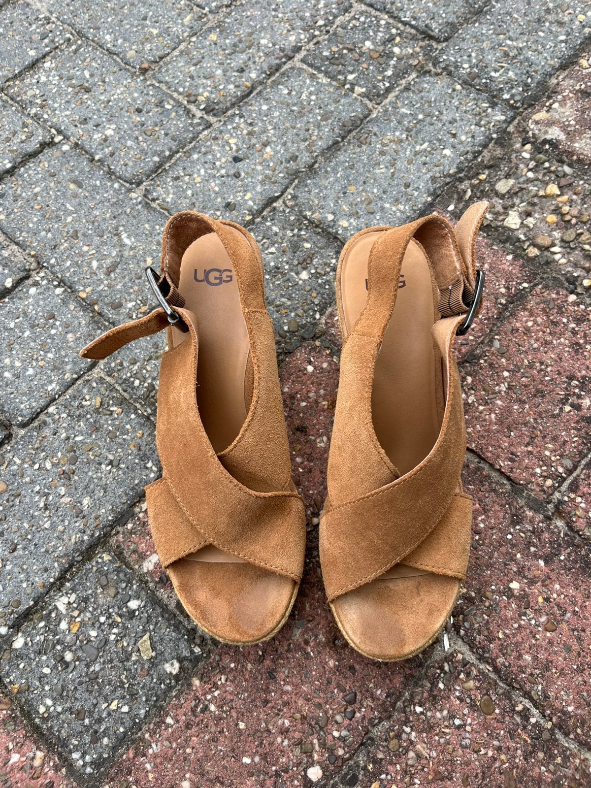 Ugg sandaal dames als nieuw maat 40 origineel, Kleding | Dames, Ophalen of Verzenden, Zo goed als nieuw, Sandalen of Muiltjes