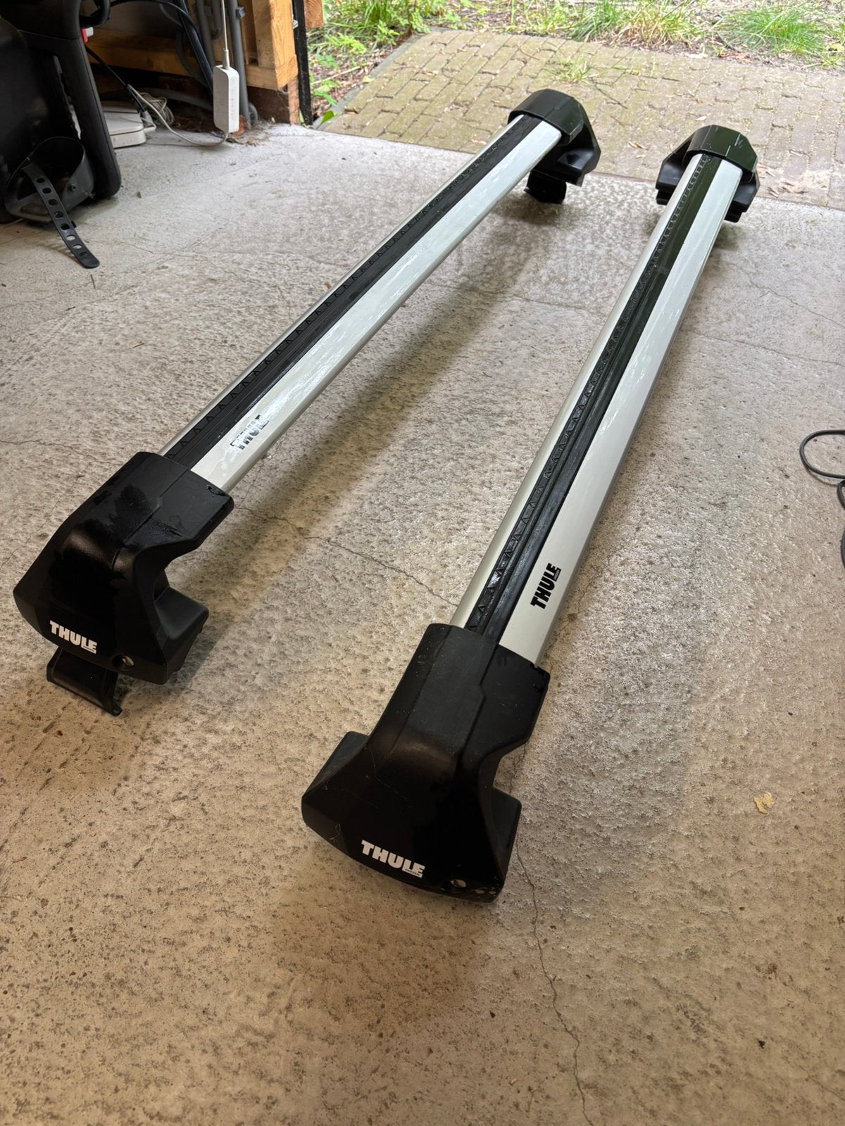Dakdrager, Thule Wingbar Edge, nissan Qashqai 5 deurs suv, Ophalen, Gebruikt
