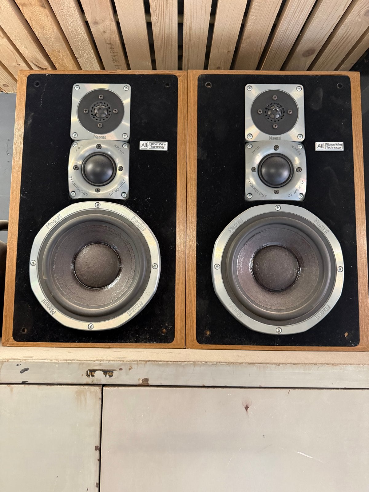 Magnat 7 P All Ribbon speakers - prima geluid, Ophalen, Gebruikt
