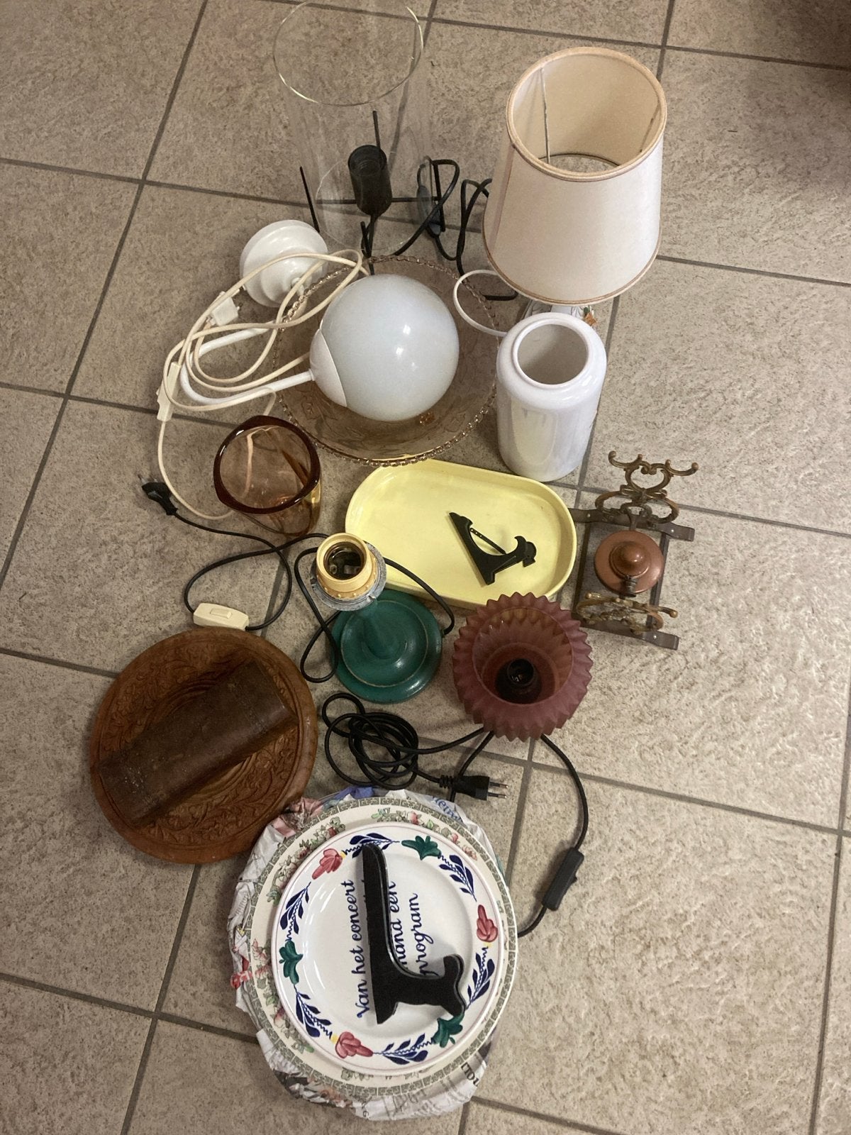 Bod gevraagd op vintage rommelmarkt spullen, Diversen, Rommelmarktspullen, Ophalen, Gebruikt