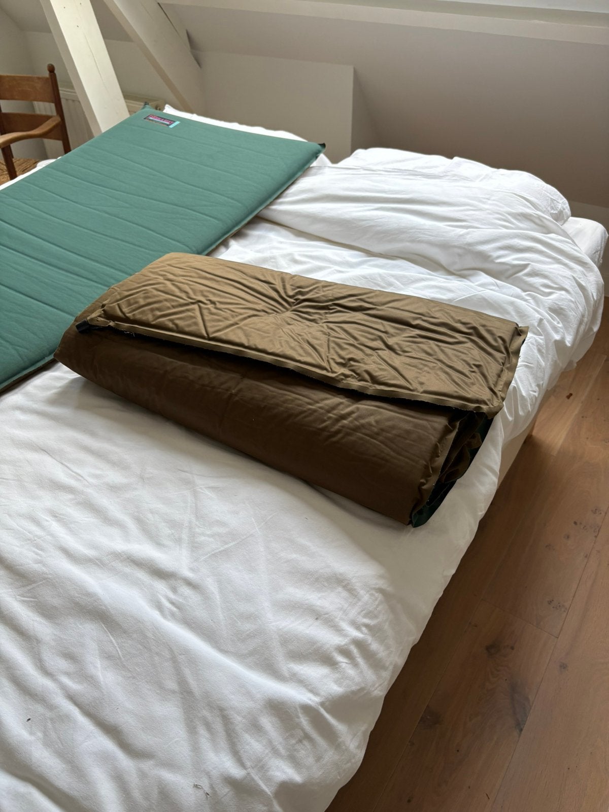 Caming inflatable matjes, Ophalen