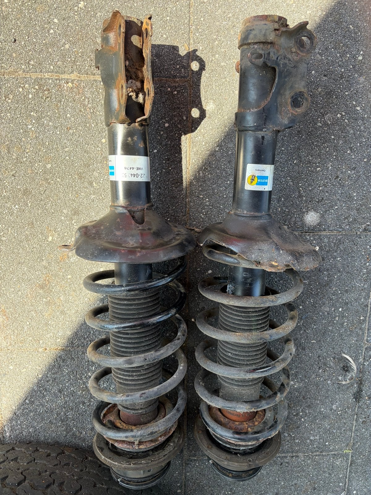 VW Golf MK2 Bilstein Schokbrekers met Voorveren Z.G.A.N., Ophalen, Gebruikt, Volkswagen
