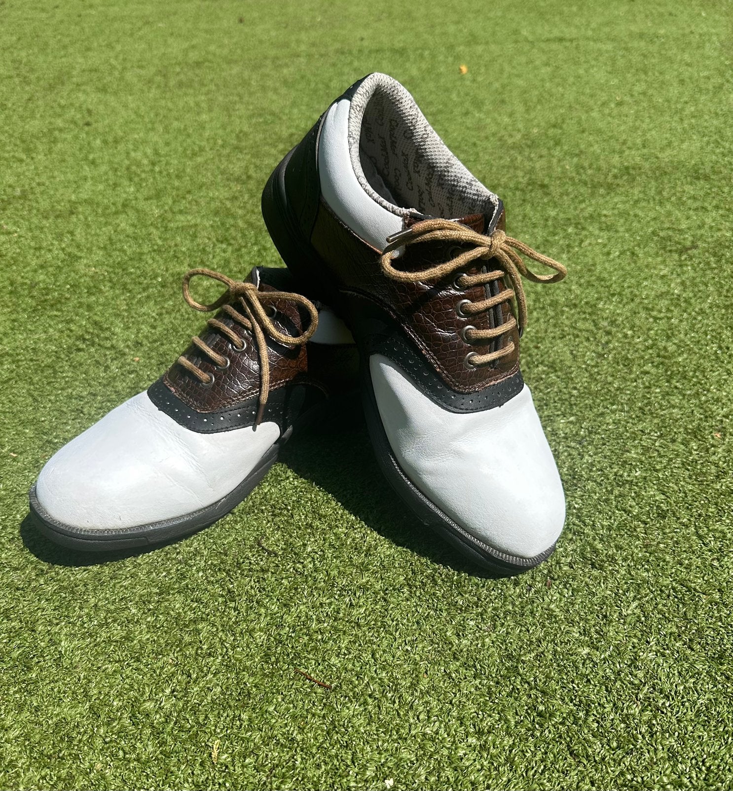 Leren golfschoenen maat 41, Ophalen of Verzenden, Gebruikt, Schoenen