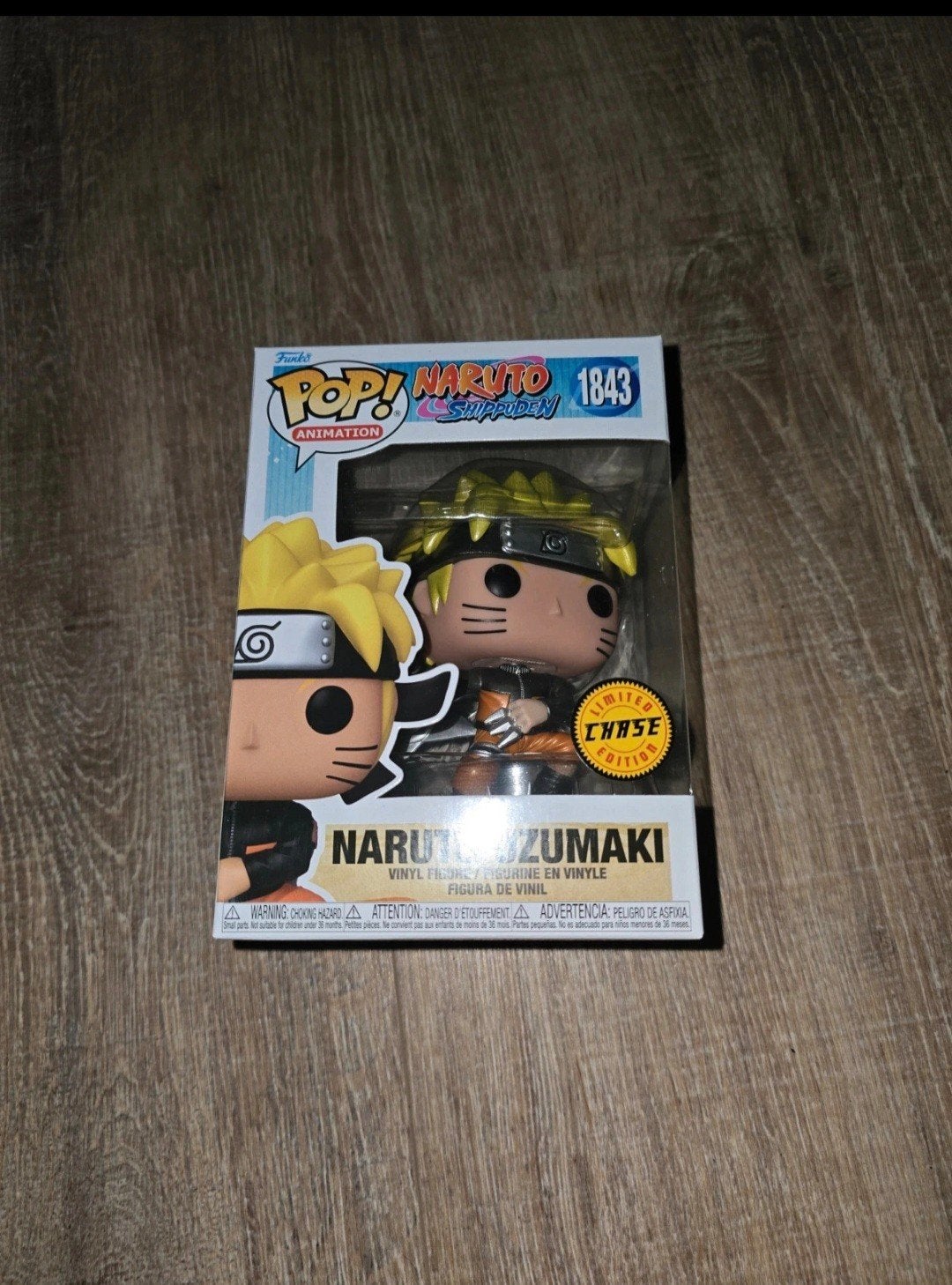 Funko Pop! Naruto Uzumaki (Chase Edition) #1843, Ophalen of Verzenden, Nieuw