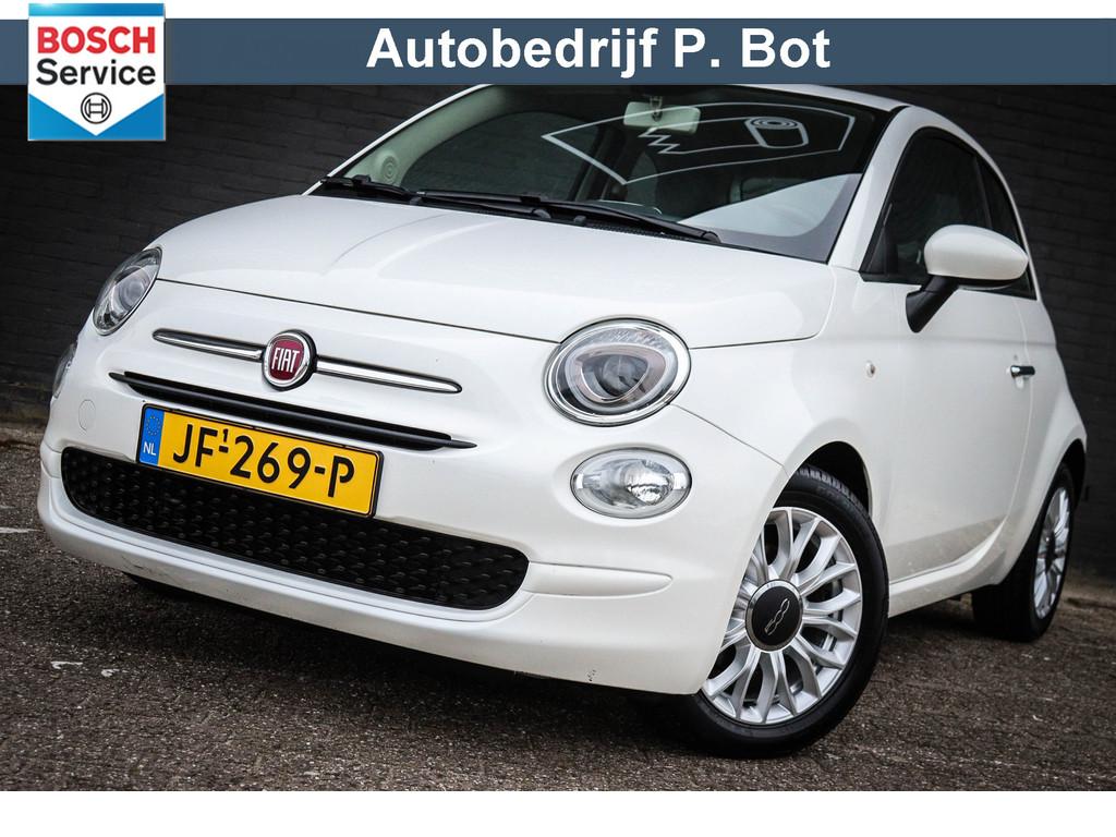 Fiat 500 0.9 TwinAir Turbo Popstar v. 8.450,- NU 7.950,-, Stof, Gebruikt, Elektrische ramen, Wit