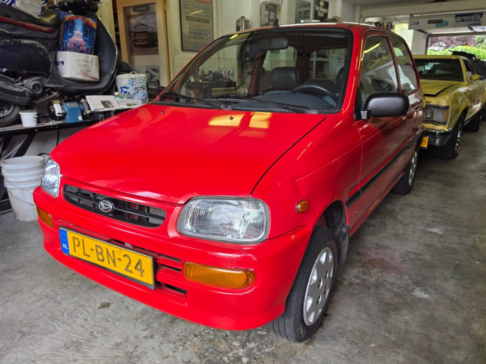 Daihatsu Cuore - AUTOMAAT - NWE APK - 125.000km!, Auto's, Daihatsu, Stof, 43 pk, Cuore, Grijs