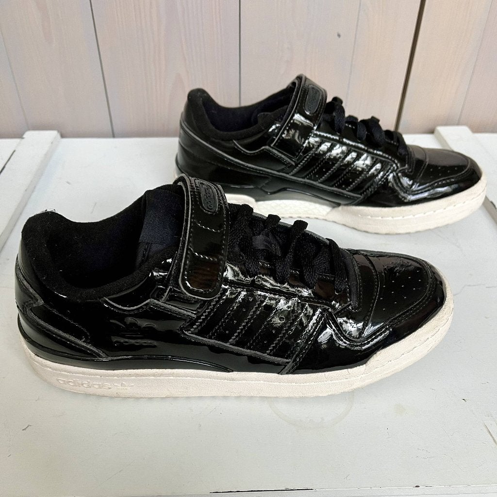 Adidas Forum Low - Lak Zwart, Kleding | Dames, Adidas, Zwart, Ophalen of Verzenden, Sneakers of Gympen