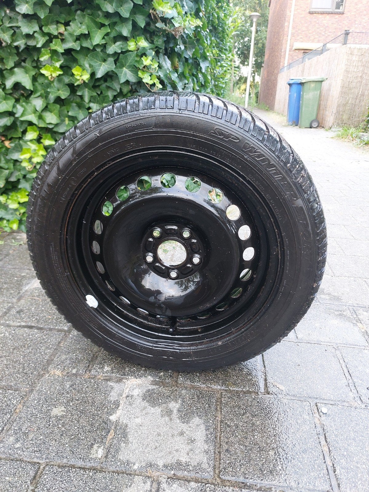 Nieuwe band op stalen velg, Ophalen, 16 inch, Banden en Velgen, Nieuw