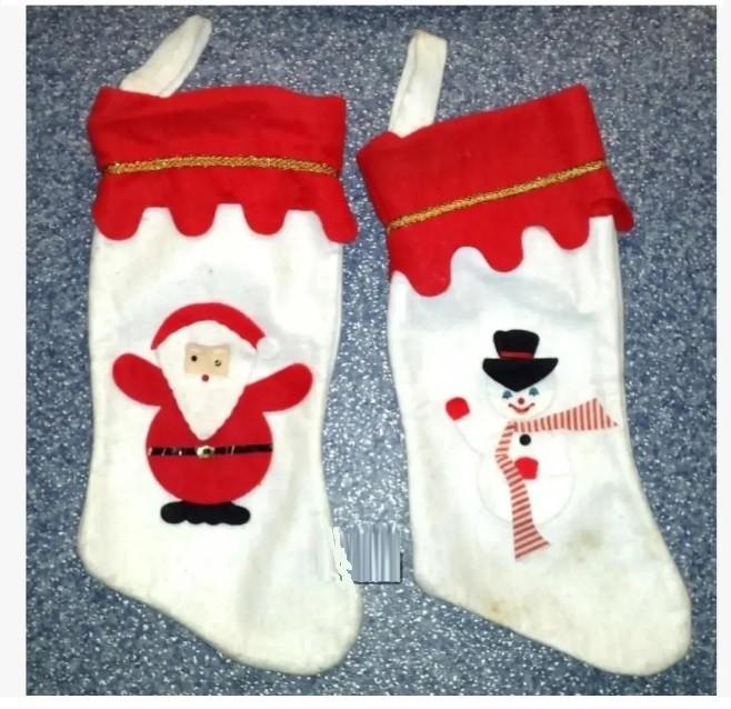 kerst sokken schoenen laarzen decoratie sinterklaas laarzen, Diversen, Ophalen of Verzenden