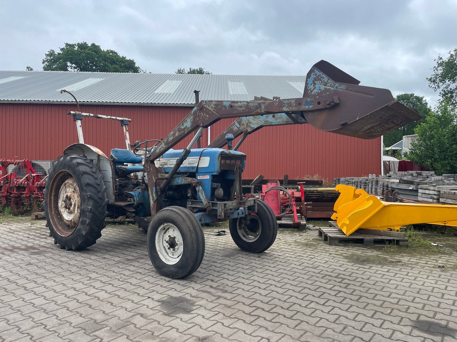 Ford Major 4000 met kenteken + voorlader!, Zakelijke goederen, Gebruikt, Finsterwolde, Ophalen of Verzenden, Ford