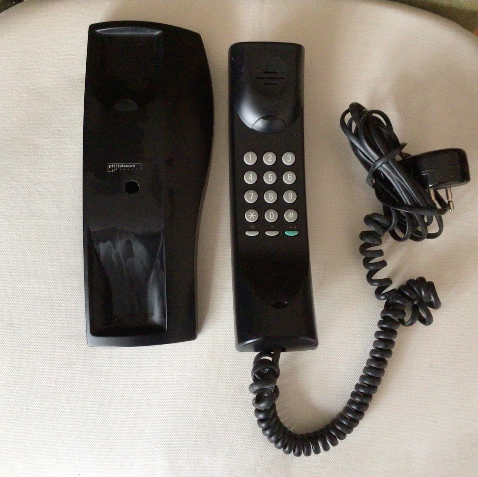 PTT Telecom Oslo Telefoon Zwart - Vintage Vaste Lijn, Telecommunicatie, Ophalen of Verzenden, Gebruikt