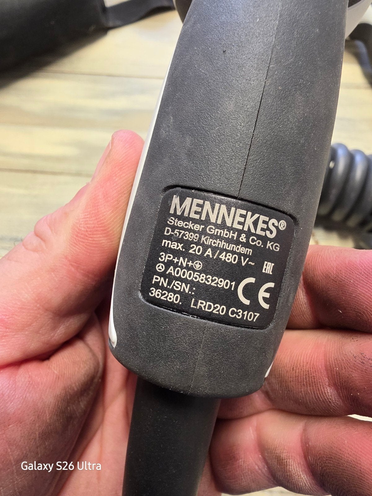 Originele Mercedes-Benz Laadkabel Type 2 - 3-Fase 13.8kW, Ophalen