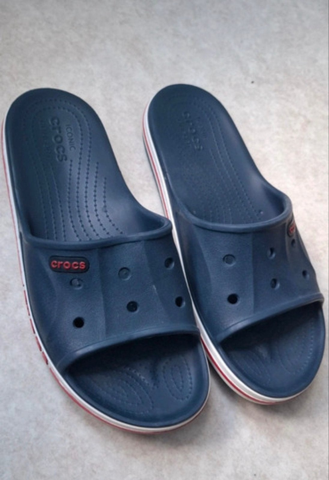 Originele Crocs slippers maat 46 (288 mm), Ophalen of Verzenden, Nieuw, Blauw, Slippers