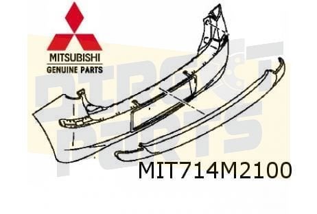 Mitsubishi Colt VI (-10/08) (5-drs.) achterbumper (te spuite, Auto-onderdelen, Carrosserie en Plaatwerk, -, Verzenden, -, Nieuw