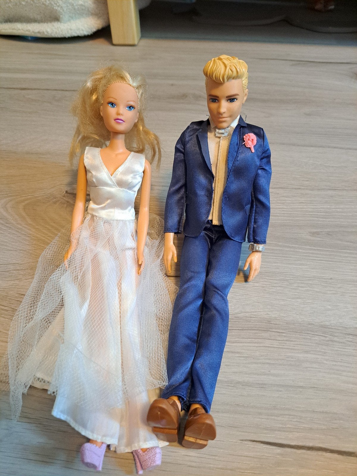 Barbie Trouwset: Bruid en Bruidegom Poppen, Ophalen of Verzenden, Gebruikt, Barbie