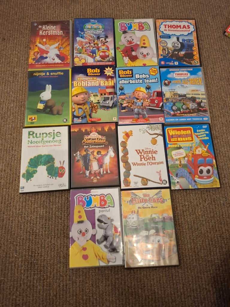 Diverse kinderfilms (DVD) - los of als set, Gebruikt, Alle leeftijden, Overige genres, Ophalen of Verzenden