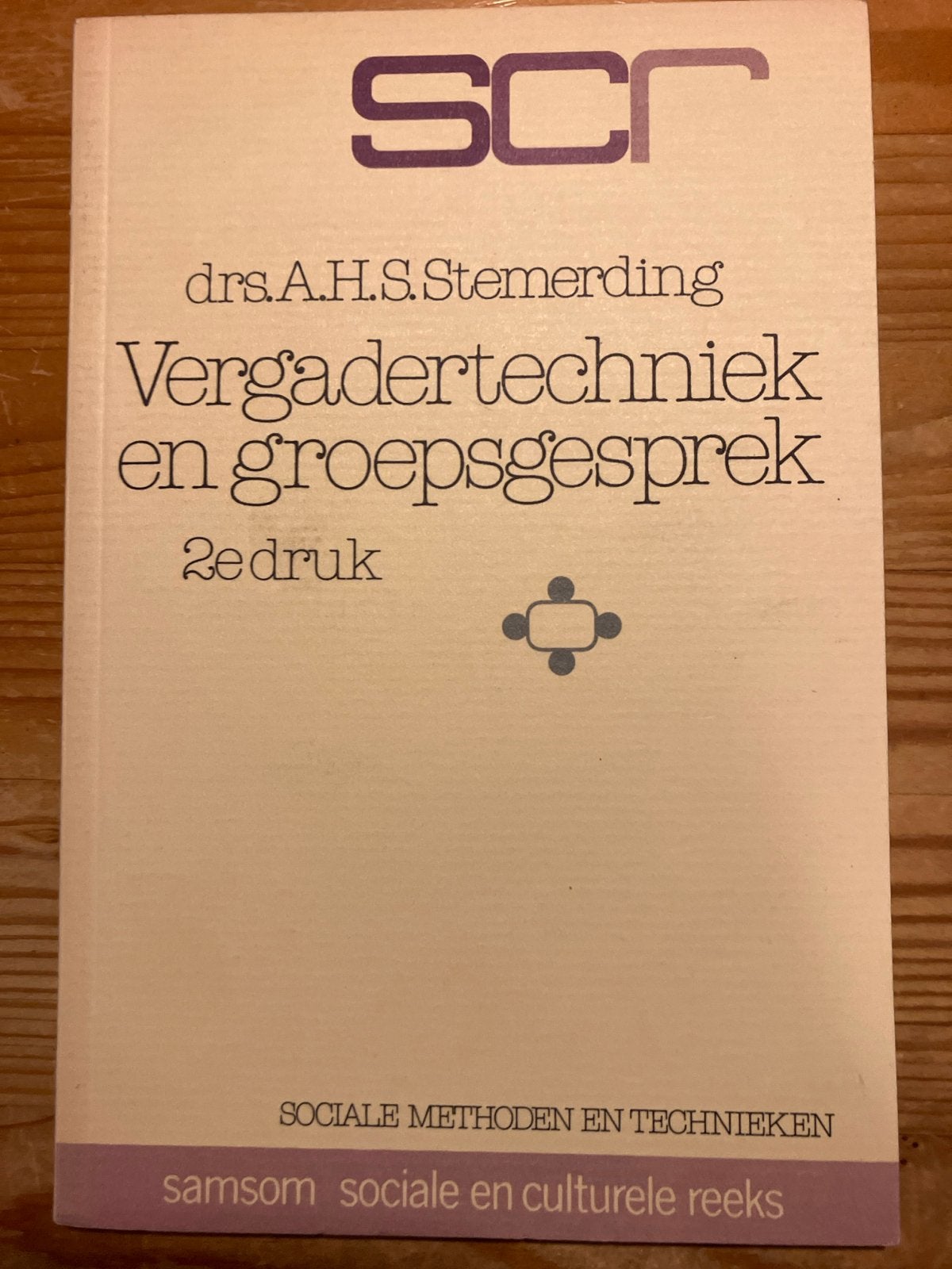 Vergadertechniek en groepsgesprek - drs. A.H.S. Stemerding, Ophalen of Verzenden, Gamma, Gelezen, HBO
