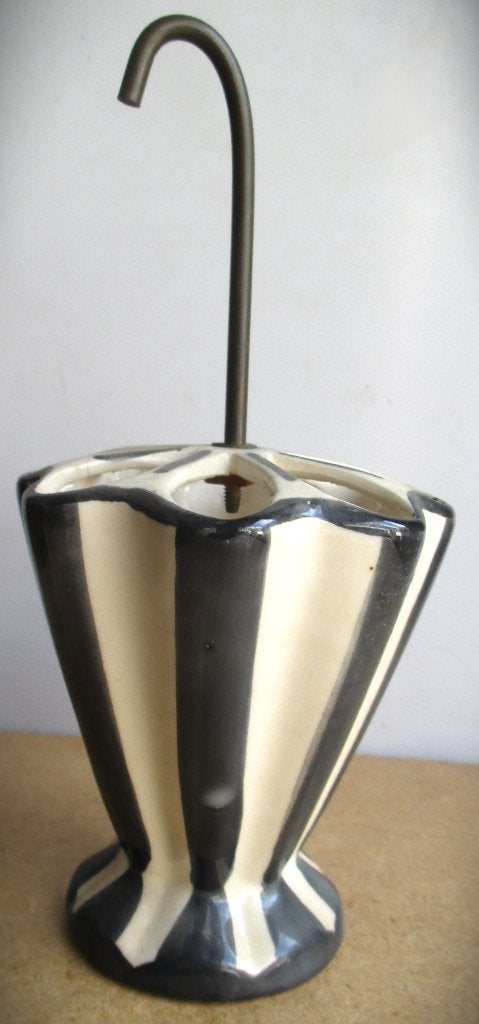 Paraplu van Keramiek~Jaren 50~Cocktailprikkers houder of pen, Antiek en Kunst, Ophalen of Verzenden