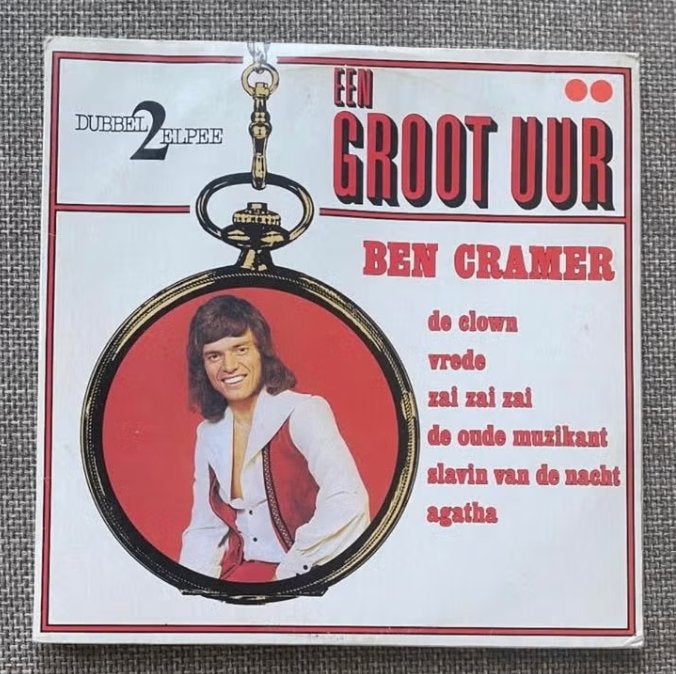 M12. LP Ben Cramer Een groot Uur Dubbel LP, Ophalen of Verzenden, Zo goed als nieuw, Levenslied of Smartlap, 12 inch