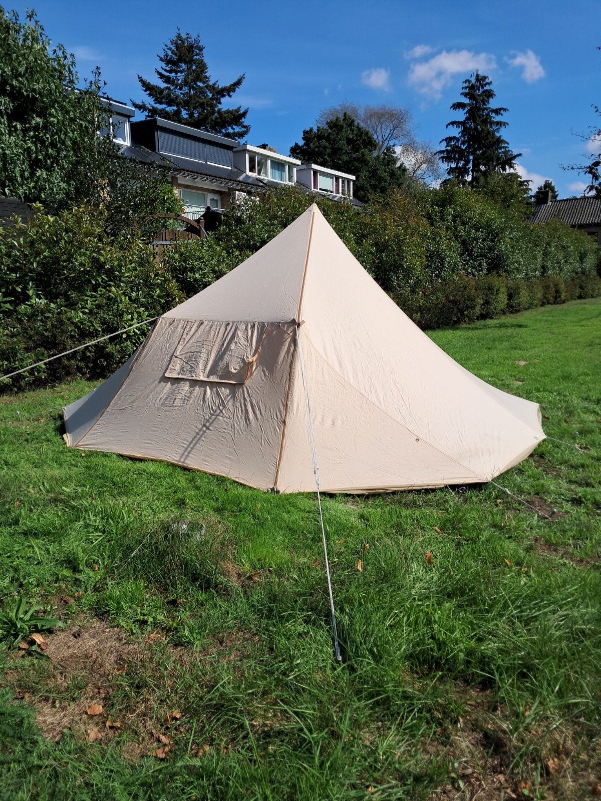lichtgewicht katoenen tentje / 1 stok, Caravans en Kamperen, Ophalen of Verzenden, Gebruikt, Tot en met 2