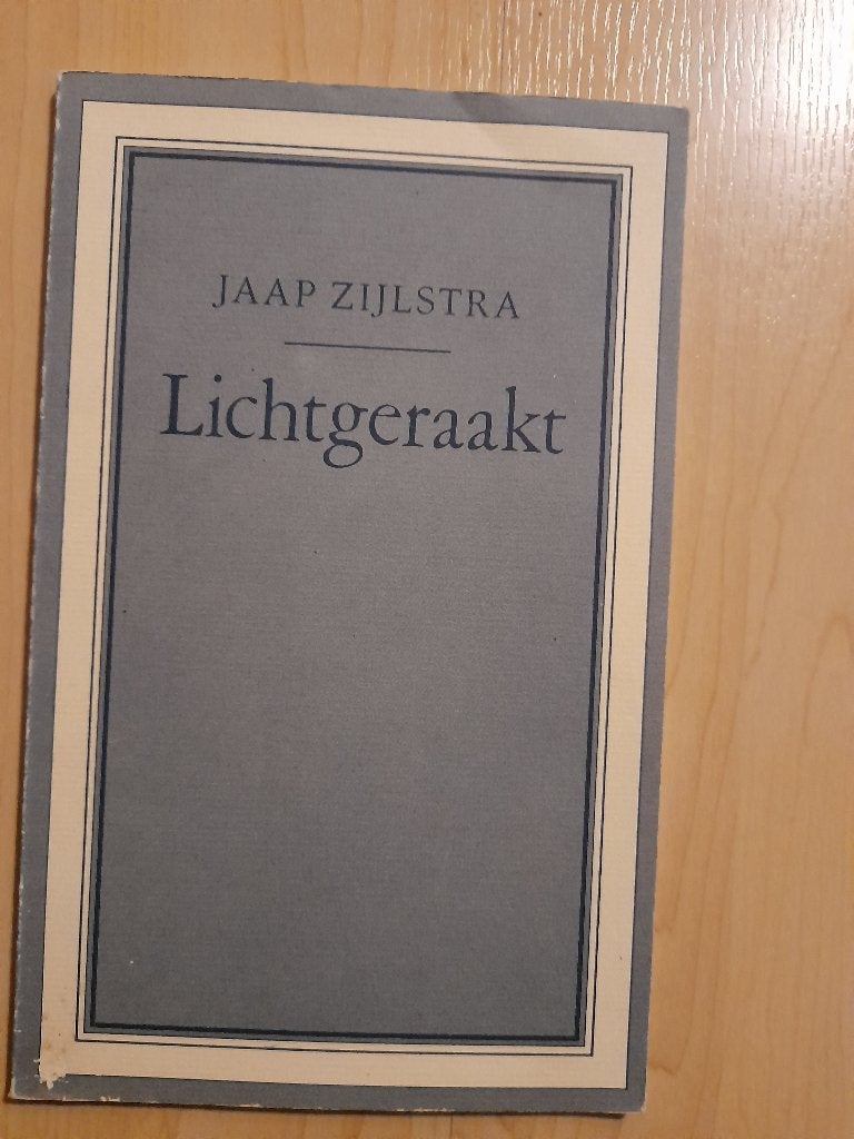 LICHTGERAAKT  Jaap Zijlstra, Ophalen of Verzenden, Gelezen