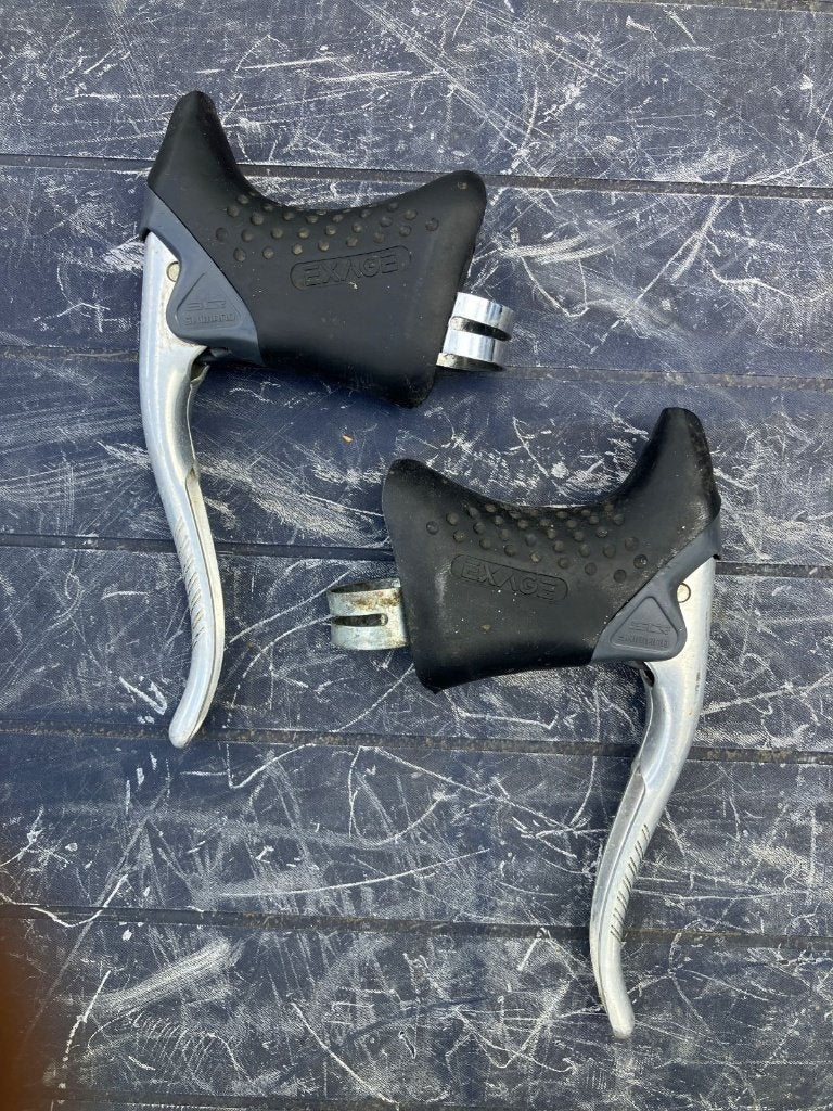 Shimano Exage remhevels zwart BL-A251, Remmen, Gebruikt, Ophalen of Verzenden, Aluminium