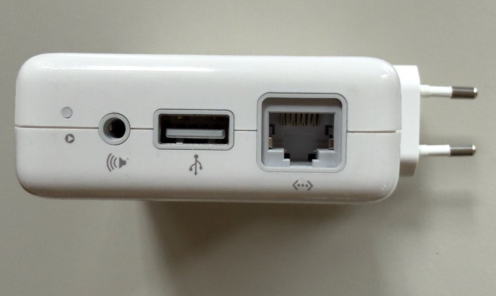 Apple AirPort Express Base Station A1264, Computers en Software, Routers en Modems, Ophalen of Verzenden, Zo goed als nieuw, Router