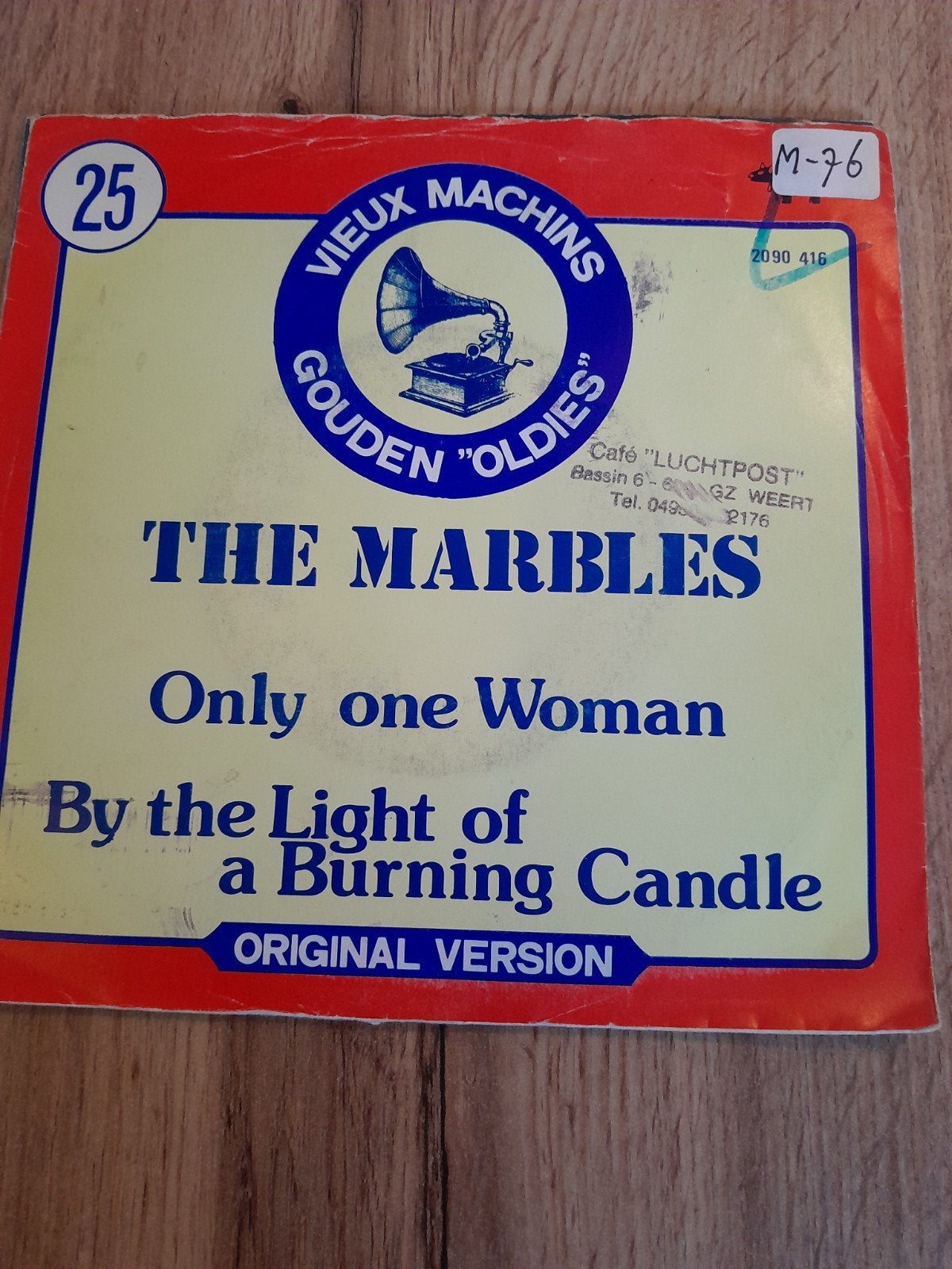 marbles 7inch only one woman, Ophalen of Verzenden, Zo goed als nieuw, Pop