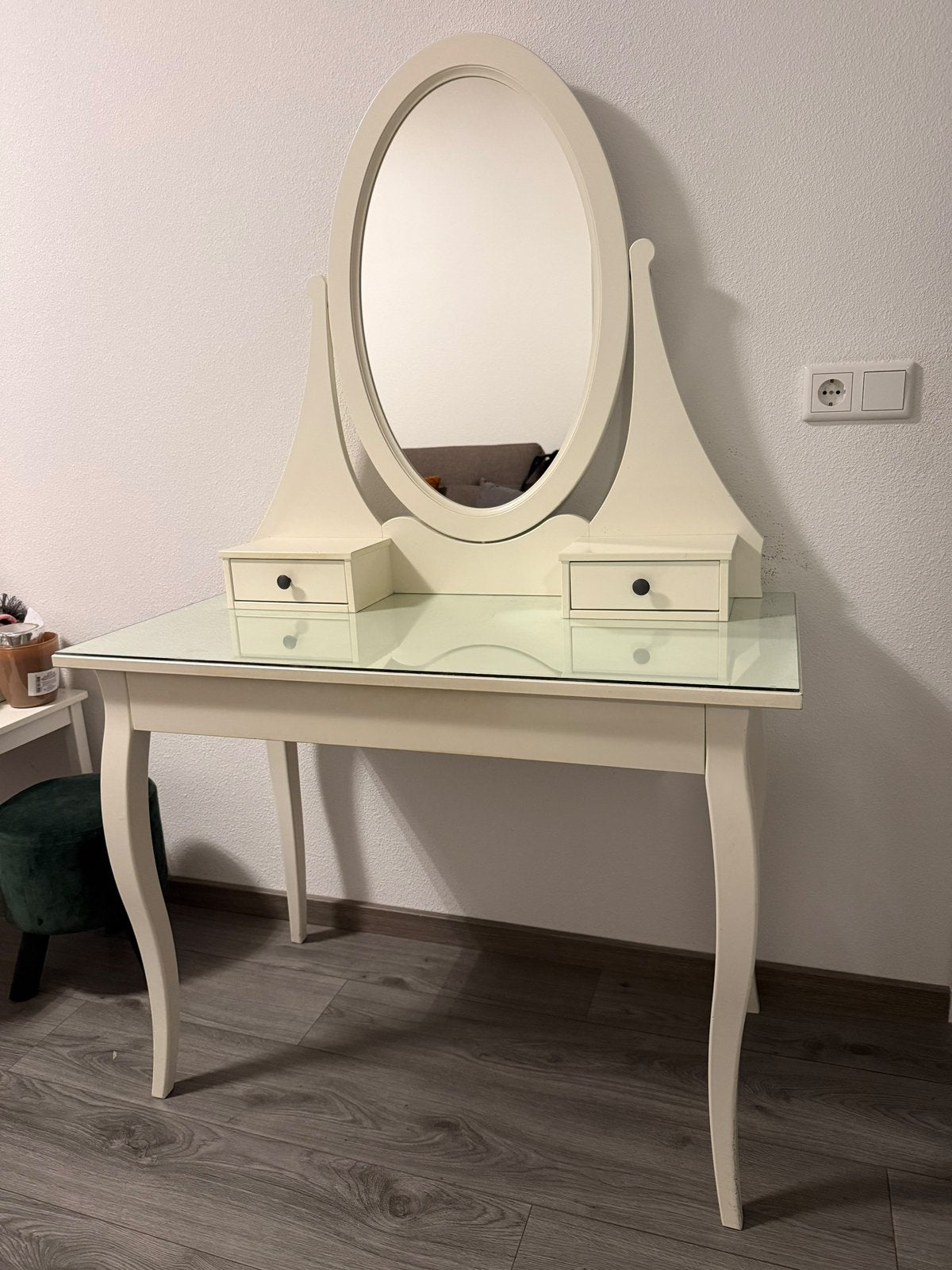 Ikea Hemnes toilettafel, Huis en Inrichting, Tafels | Kaptafels, Ophalen, Zo goed als nieuw, 50 tot 100 cm, Minder dan 100 cm