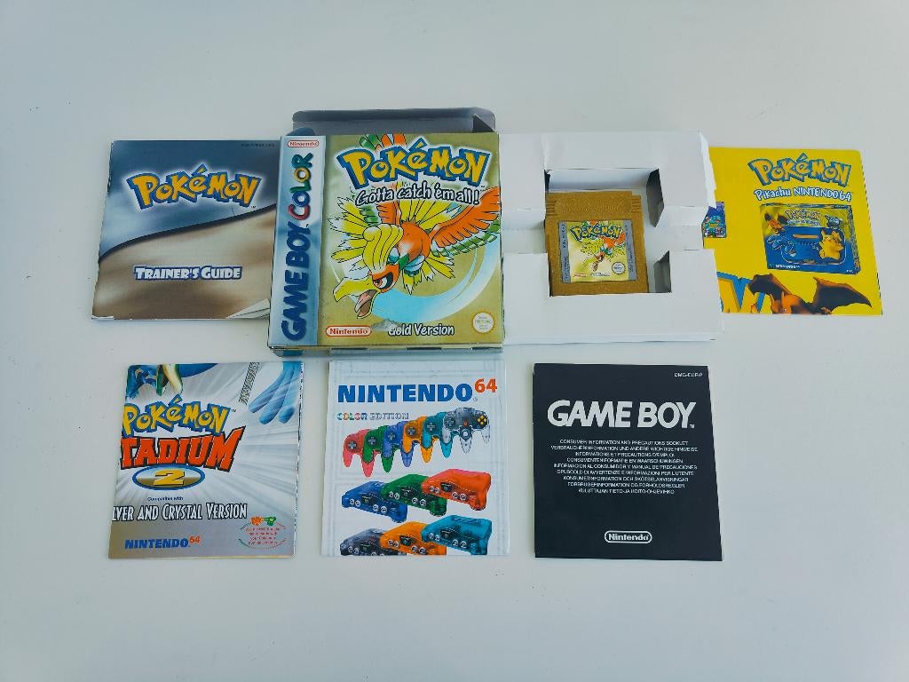 Pokemon Gold Nintendo Gameboy Color GBC, Spelcomputers en Games, Games | Nintendo Game Boy, Zo goed als nieuw, Avontuur en Actie