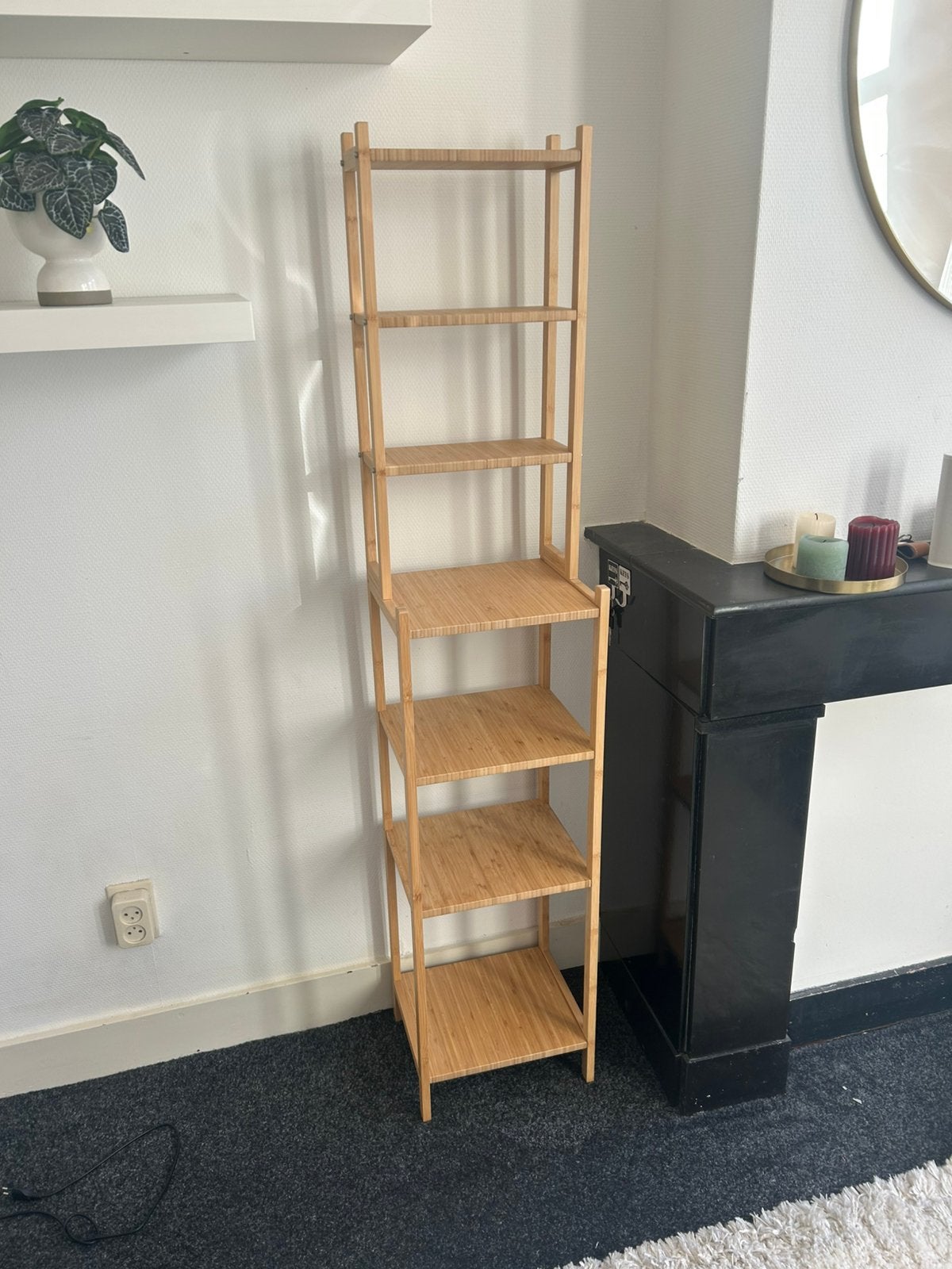 IKEA RÅGRUND Bamboe Stellingkast / Badkamerkast, Ophalen, Zo goed als nieuw