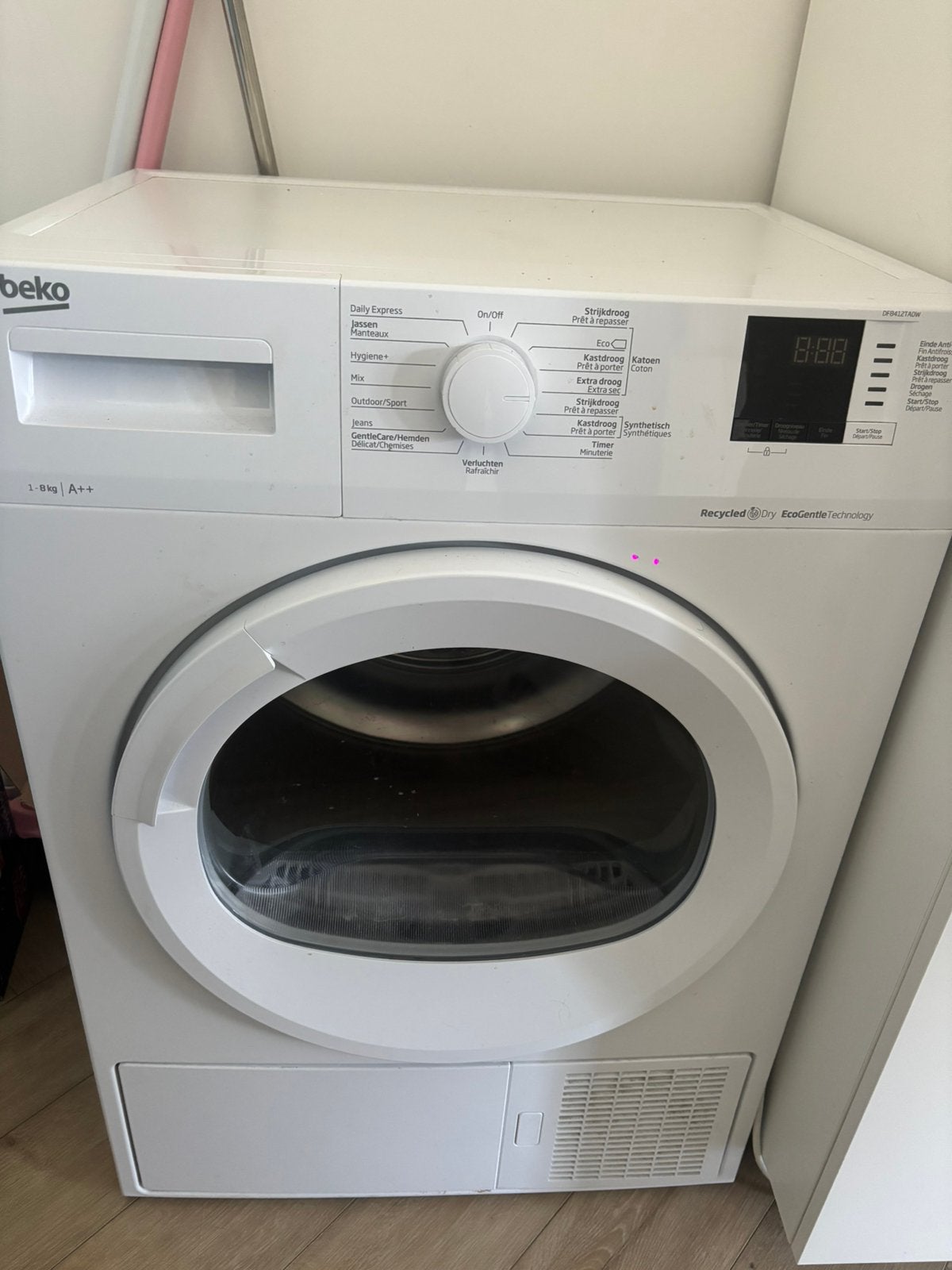Droger beko, Ophalen, Gebruikt, Condens, 85 tot 90 cm