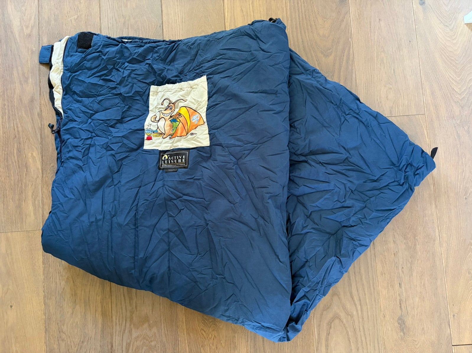 Active Leisure Teddy kinderslaapzak 160x70cm zgan, Ophalen of Verzenden, Zo goed als nieuw