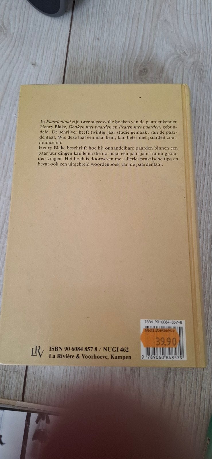 In Paardentaal: Denken en Praten met Paarden - Henry Blake, Boeken, Ophalen of Verzenden, Zo goed als nieuw, Paarden of Pony's
