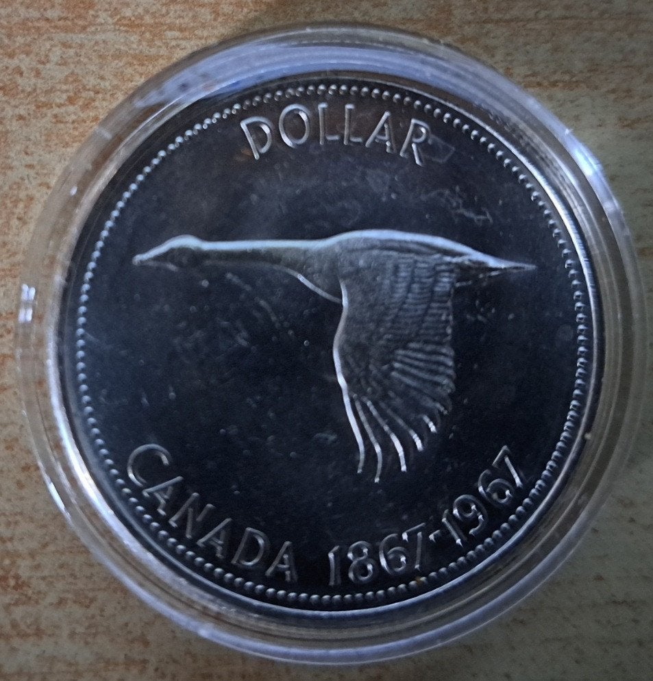 Canada, 1 Dollar 1967 - zilver, Postzegels en Munten, Munten | Amerika, Losse munt, Noord-Amerika, Zilver, Ophalen of Verzenden